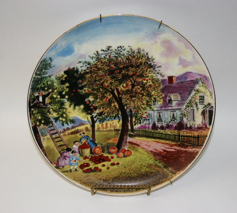 Apple Picking - plate